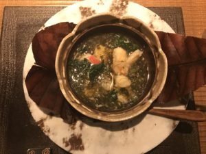 伊勢海老と地魚の筍煮仕立て