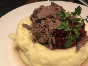 ヘルシンキで食べた鹿肉